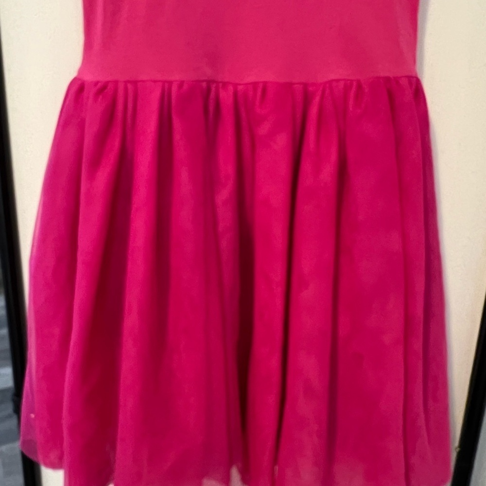BOGO FREE Hanna Andersson pink tulle dress size 130cm US 8 - Picture 3 of 7
